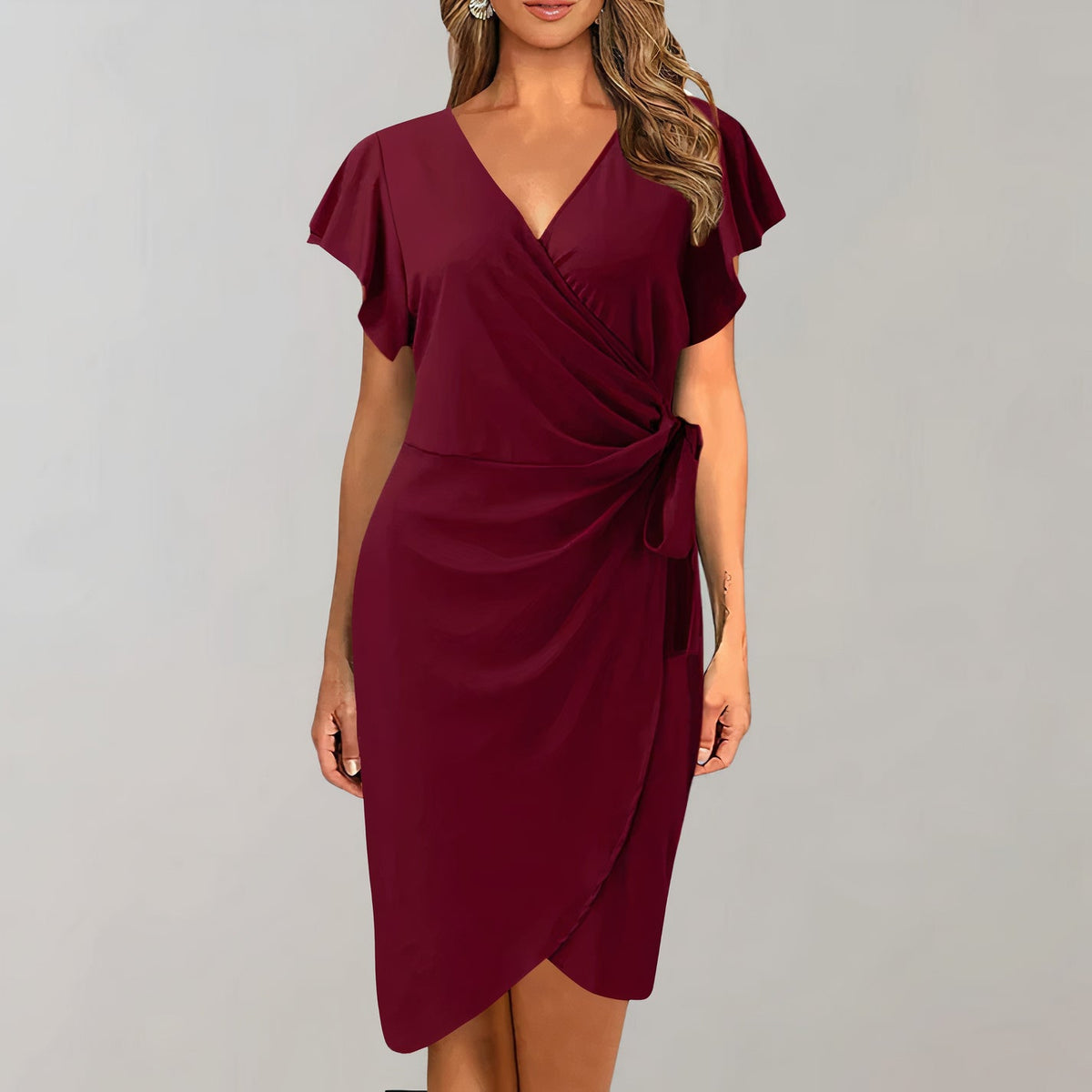 Delphine - Women's Wrap Mini Dress