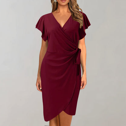 Delphine - Women's Wrap Mini Dress