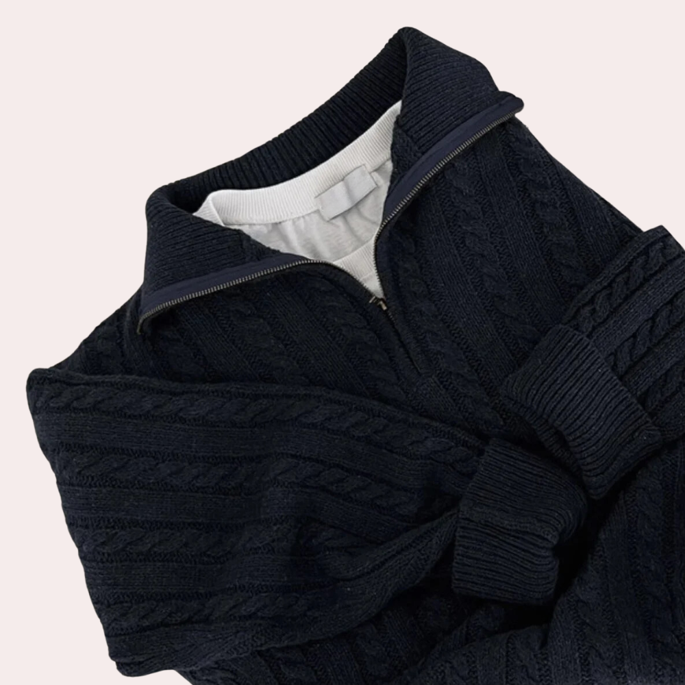Clarisse - Women's Medium Cable-Knit Sweater