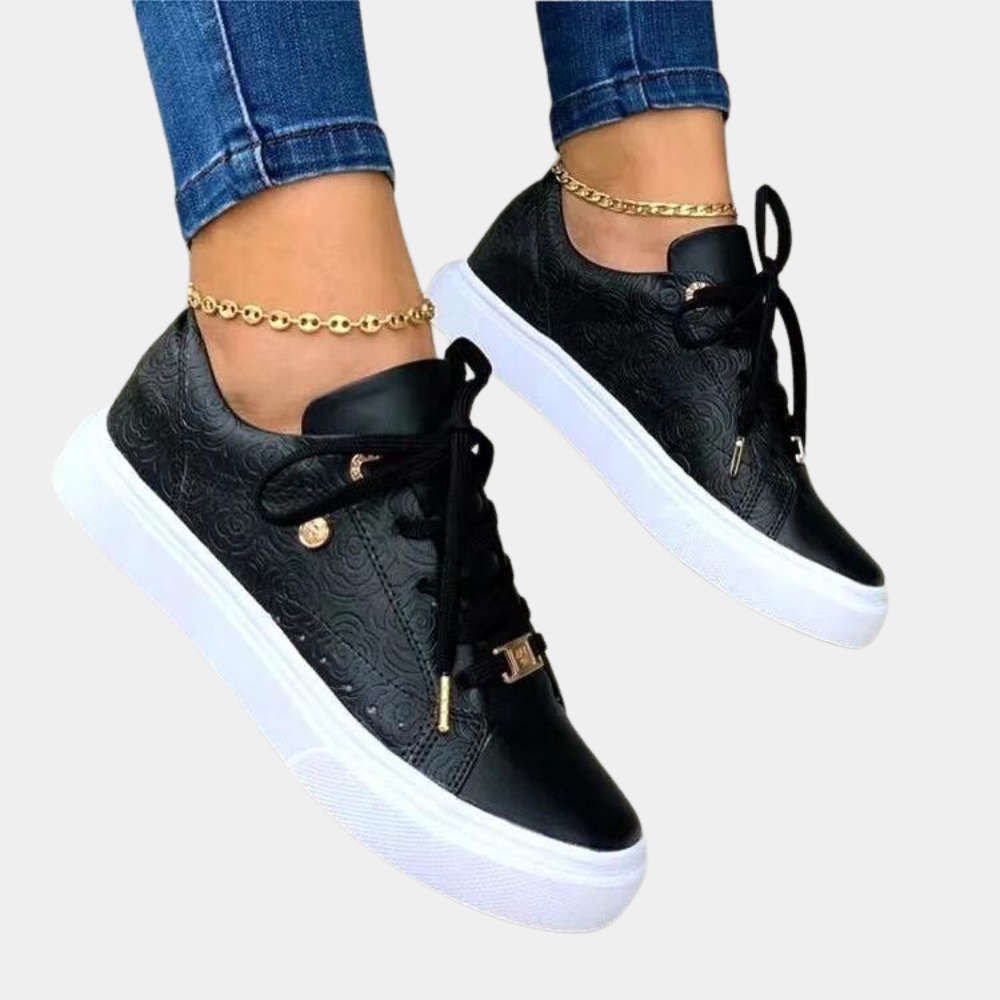 Xenia - Women's Leather Trainers Shoes - photo 1