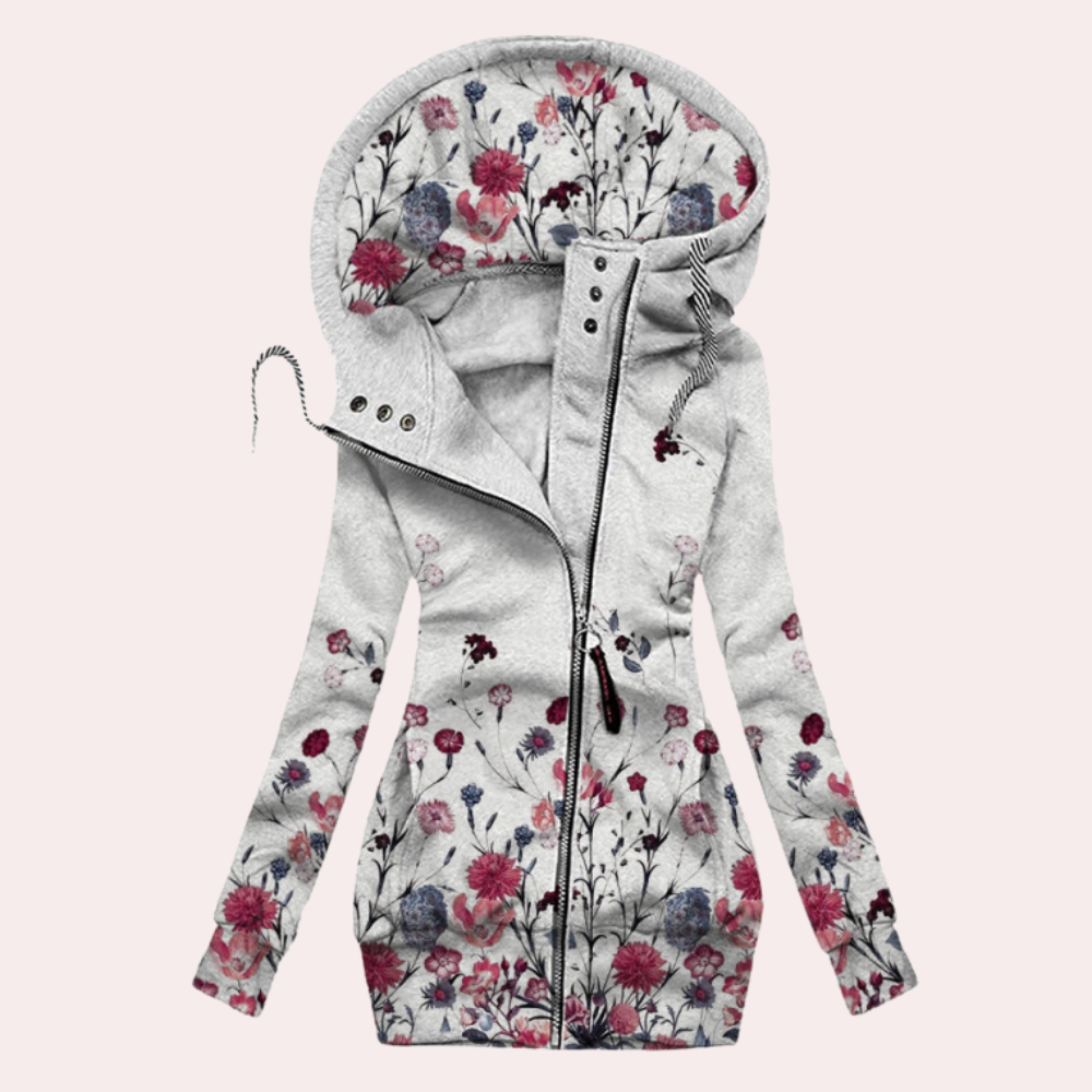 Bexley - Women's Long Floral Hoodie