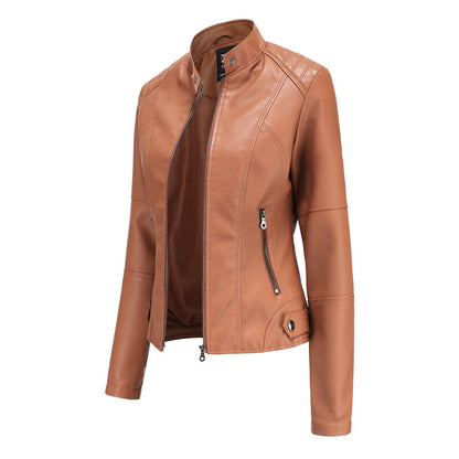 Tove - Women's Leather Tailored Jacket