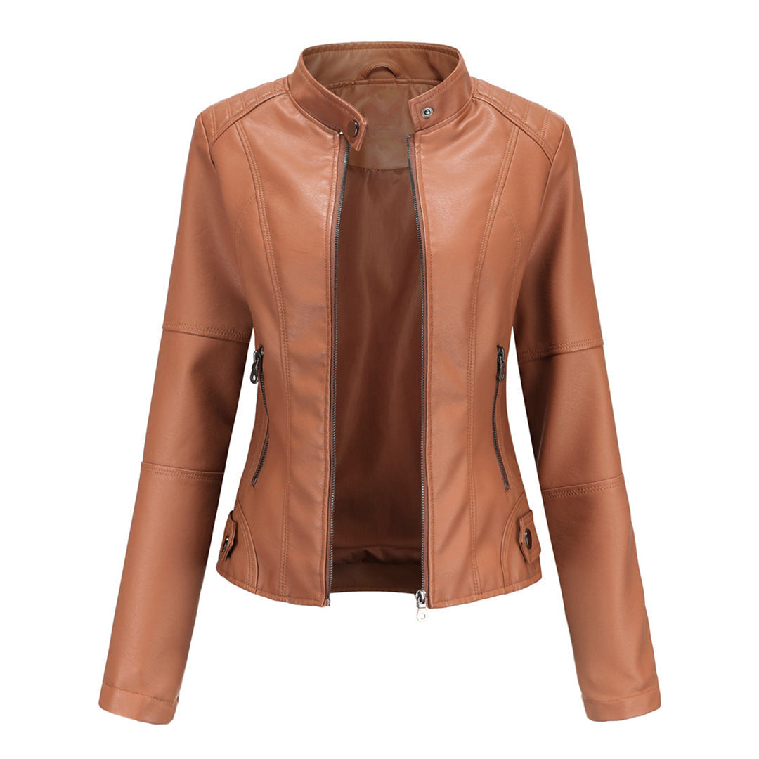 Tove - Women's Leather Tailored Jacket
