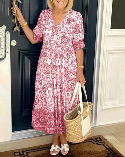 Camilla - Women's Relaxed Summer Maxi Dress - photo 2