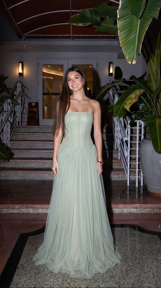 Eulalie - Women's Tulle Maxi Dress - photo 2