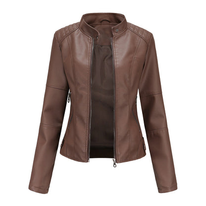 Tove - Women's Leather Tailored Jacket