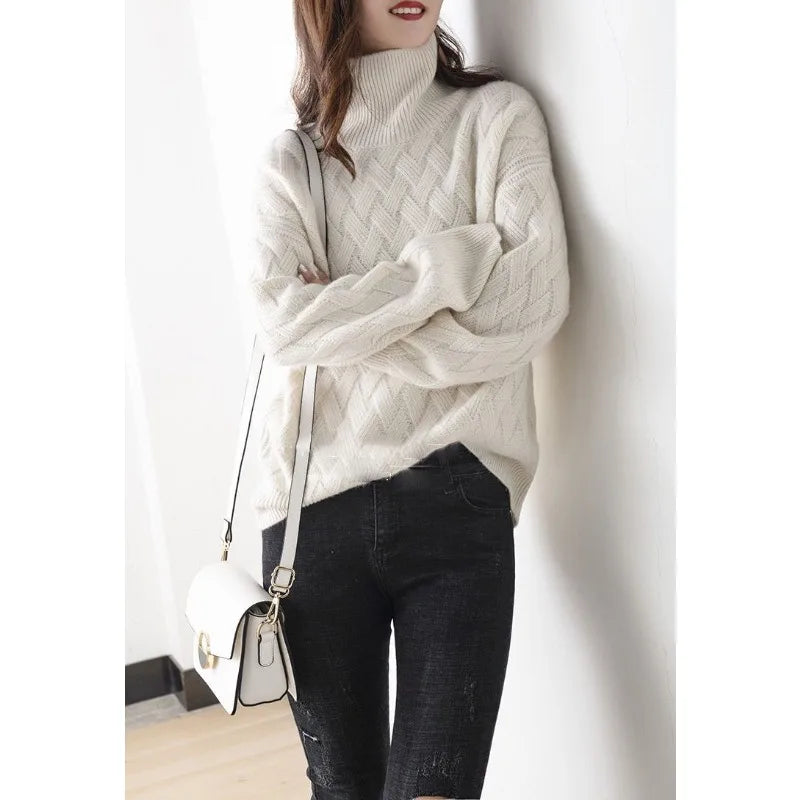 Berenice - Women's Cashmere Long Sweater - photo 2