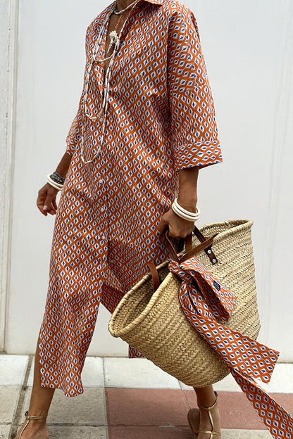 Tilda - Women's Shirt Midi Dress - photo 3