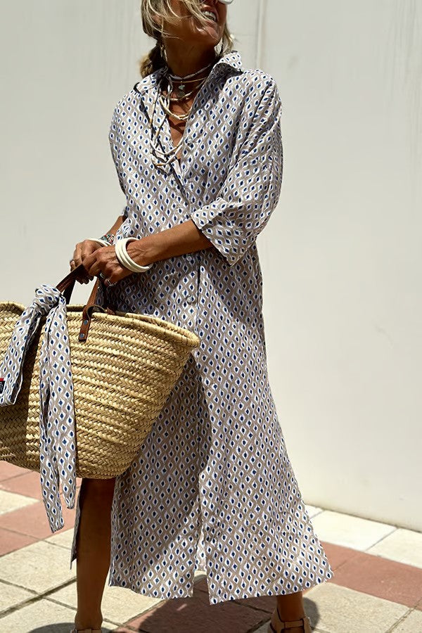 Tilda - Women's Shirt Midi Dress - photo 5