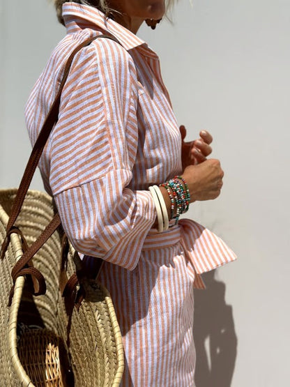 Tilda - Women's Shirt Midi Dress - photo 7