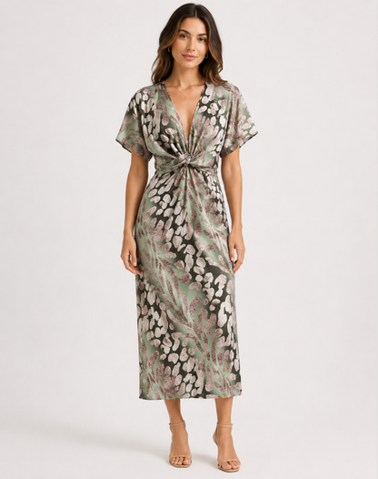 Annika - Women's Wrap Maxi Dress - photo 1