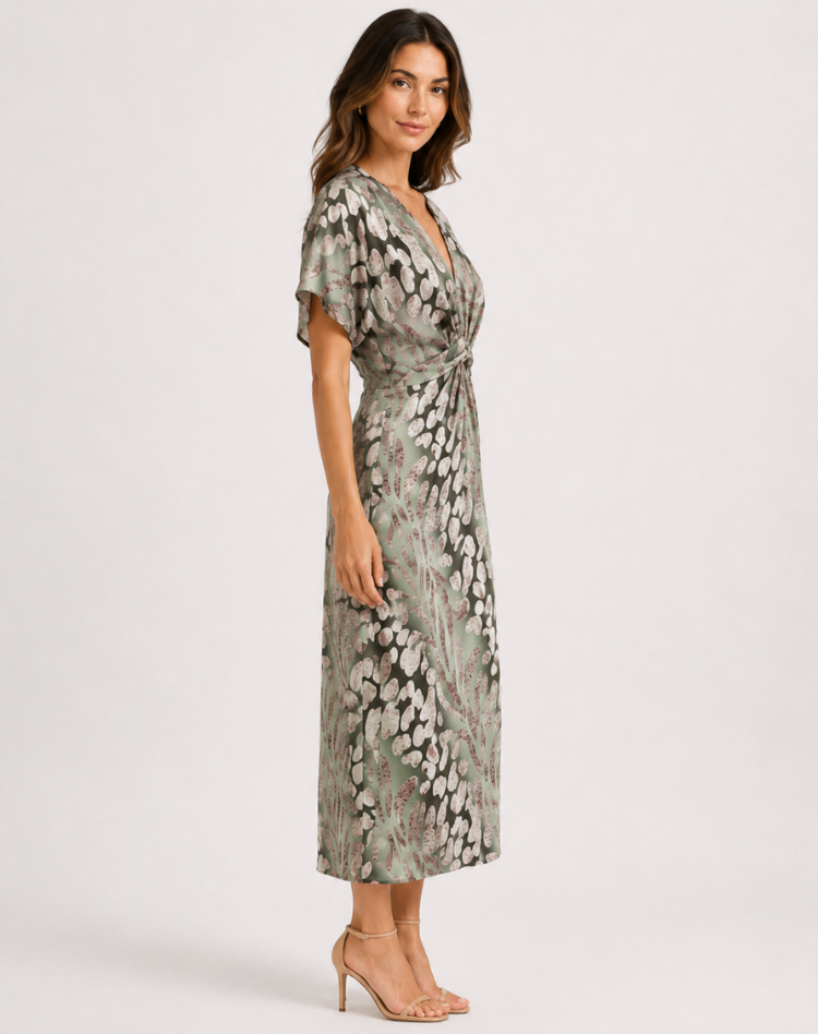Annika - Women's Wrap Maxi Dress - photo 2