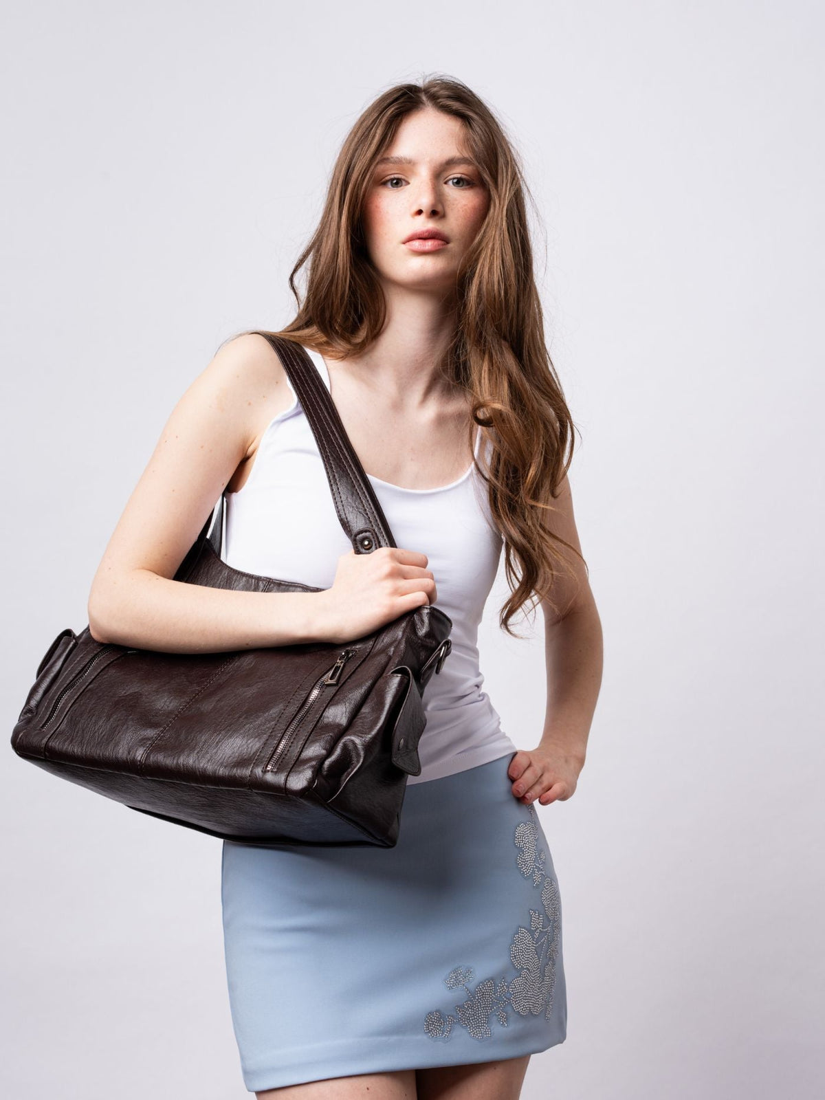 Kirsten - Women's Lightweight Leather Bag - photo 13