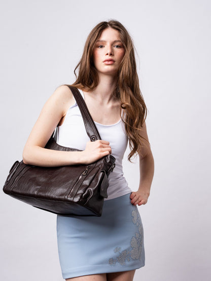 Kirsten - Women's Lightweight Leather Bag - photo 13