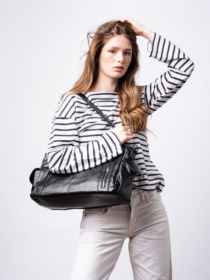 Kirsten - Women's Lightweight Leather Bag - photo 4