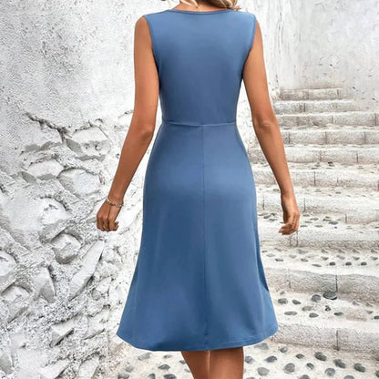 Dagny - Women's Wrap Midi Dress