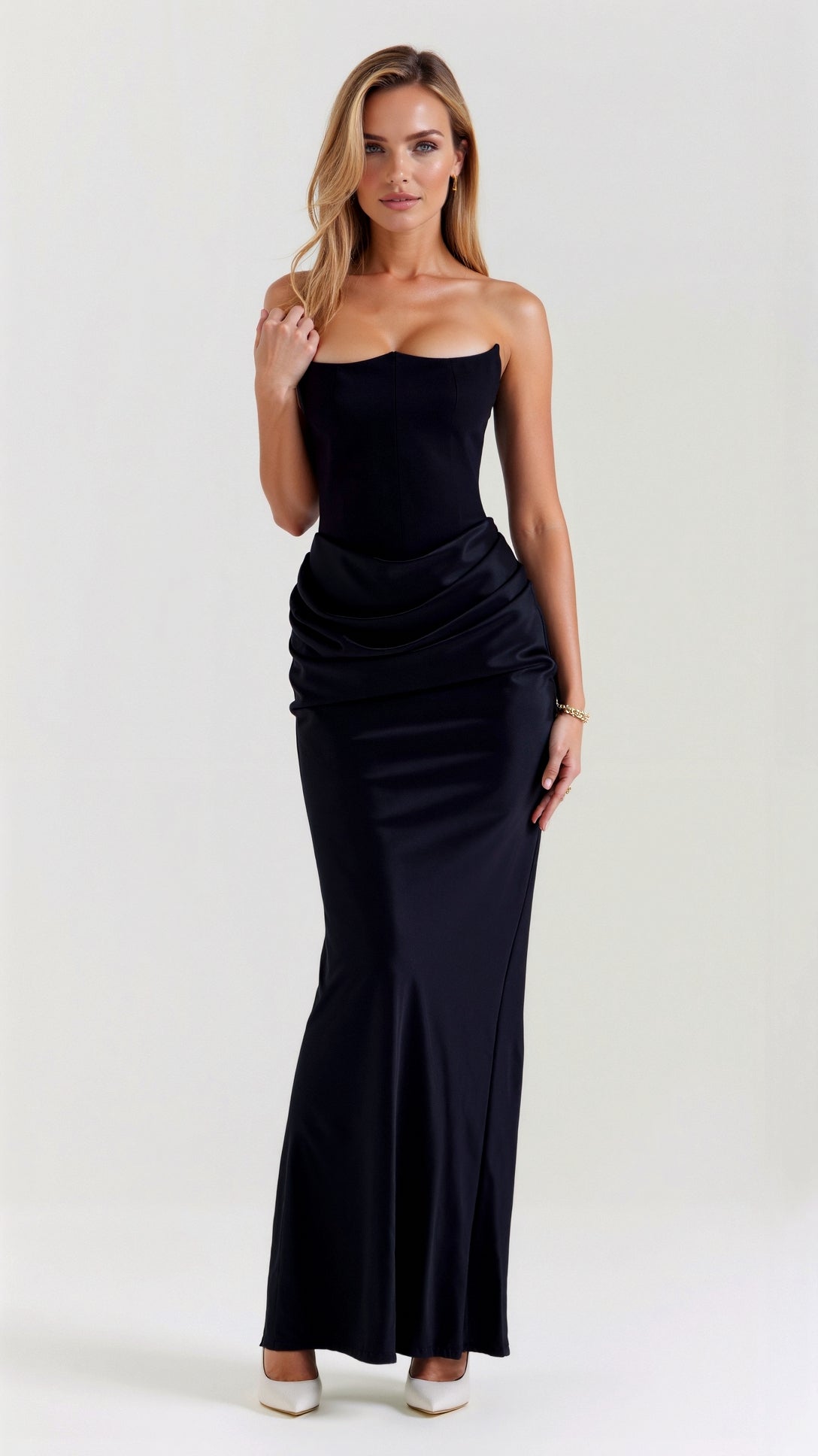 Camille - Women's Maxi Sleeveless Dress - photo 1
