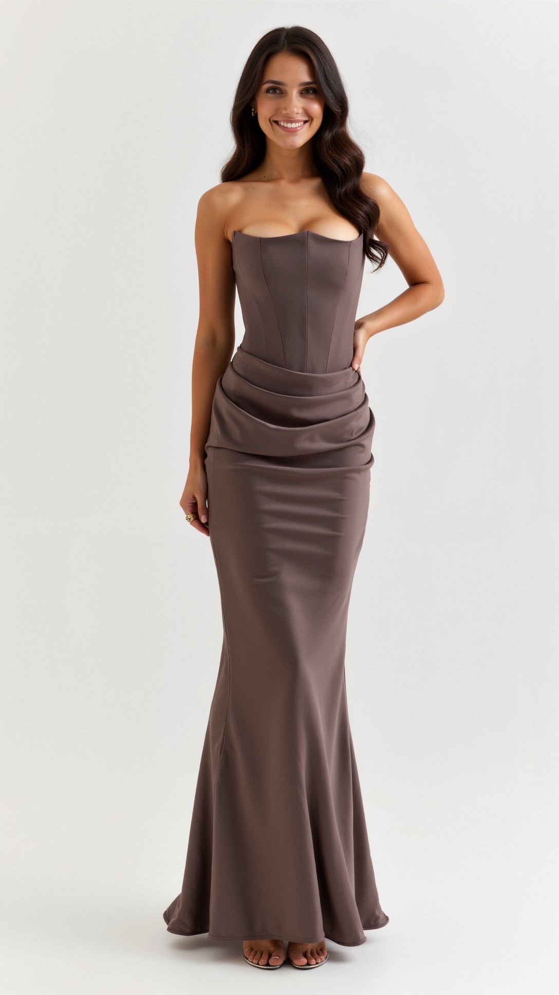 Camille - Women's Maxi Sleeveless Dress - photo 4