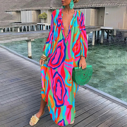 Amaia - Women's Caftan Maxi Dress
