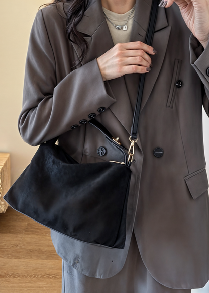 Luna - Women's Faux Suede Bag MM - photo 7