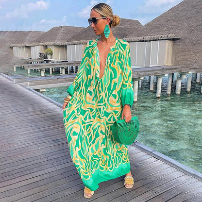 Amaia - Women's Caftan Maxi Dress