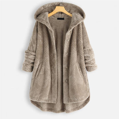 Coraline - Women's Hooded Button-Up Coat - photo 5