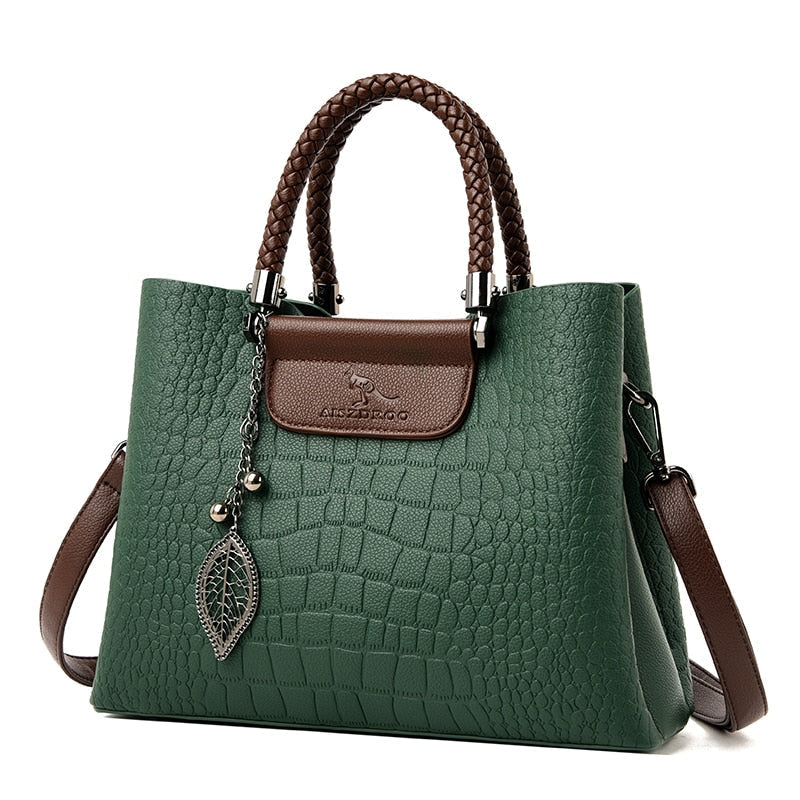 Solene - Women's Structured Leather Bag