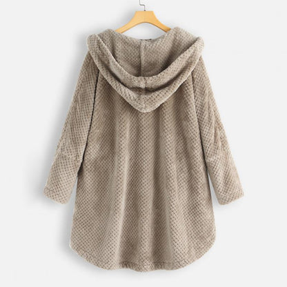 Coraline - Women's Hooded Button-Up Coat - photo 6