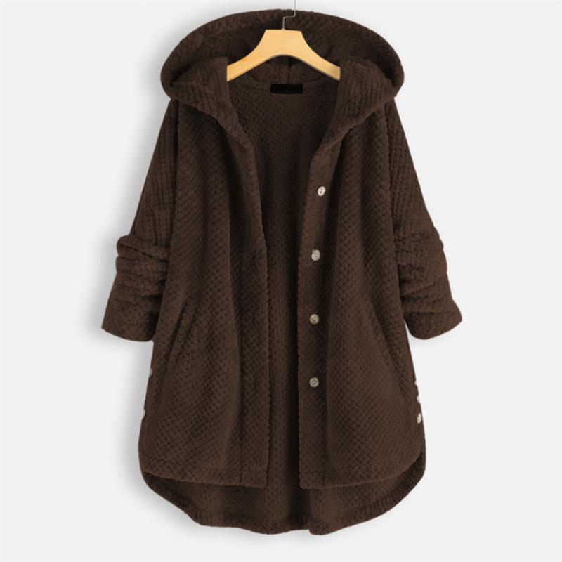Coraline - Women's Hooded Button-Up Coat - photo 4
