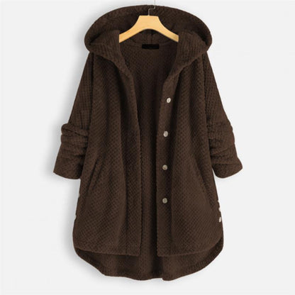 Coraline - Women's Hooded Button-Up Coat - photo 4