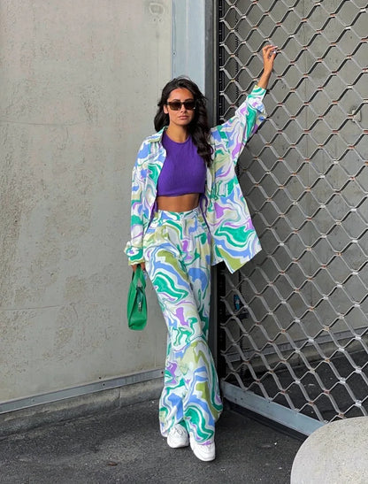 Wilhelmine - Women's Swirl Two-Piece Set - photo 2