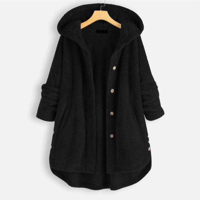 Coraline - Women's Hooded Button-Up Coat - photo 3