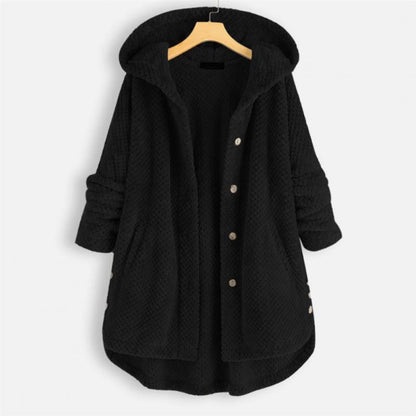 Coraline - Women's Hooded Button-Up Coat - photo 3