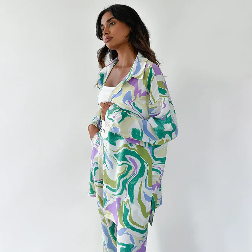Wilhelmine - Women's Swirl Two-Piece Set - photo 4