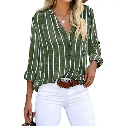 Emmeline - Women's Long Striped Top