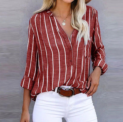 Emmeline - Women's Long Striped Top