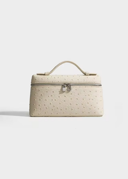 Isabella - Women's Ostrich Sling Clutch - photo 6