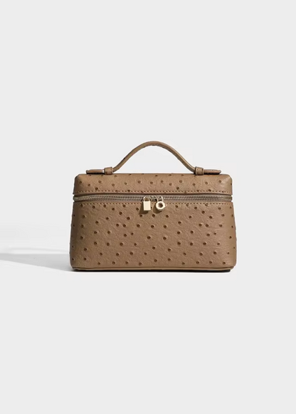 Isabella - Women's Ostrich Sling Clutch - photo 4