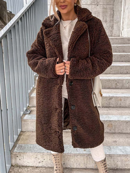 Gwendolen - Women's Pockets Teddy Coat