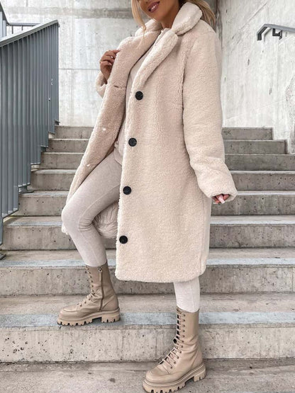 Gwendolen - Women's Pockets Teddy Coat