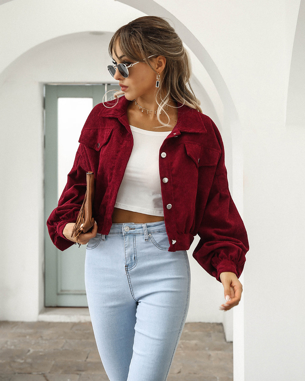 Opaline - Women's Cropped Jacket - photo 16