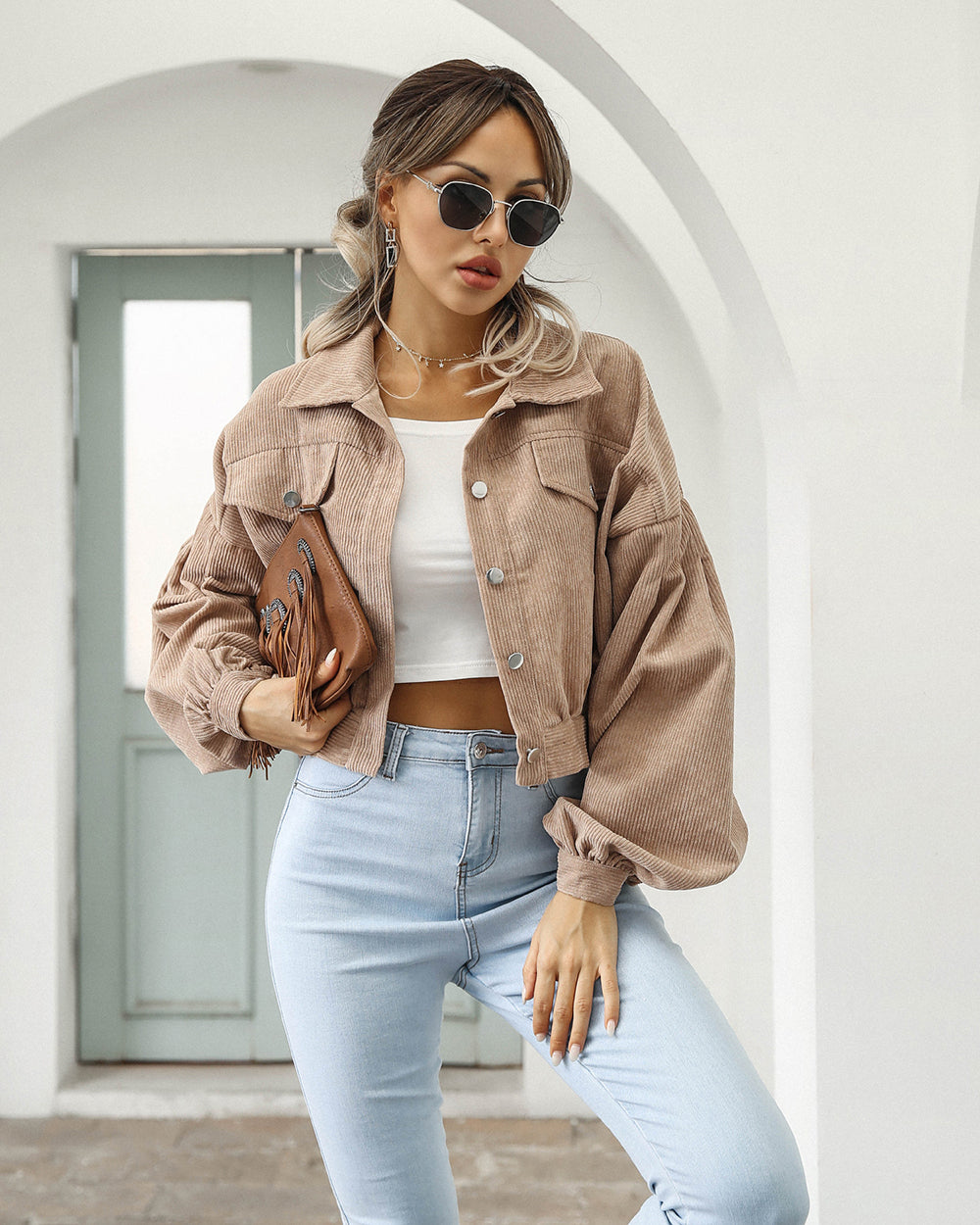 Opaline - Women's Cropped Jacket - photo 8