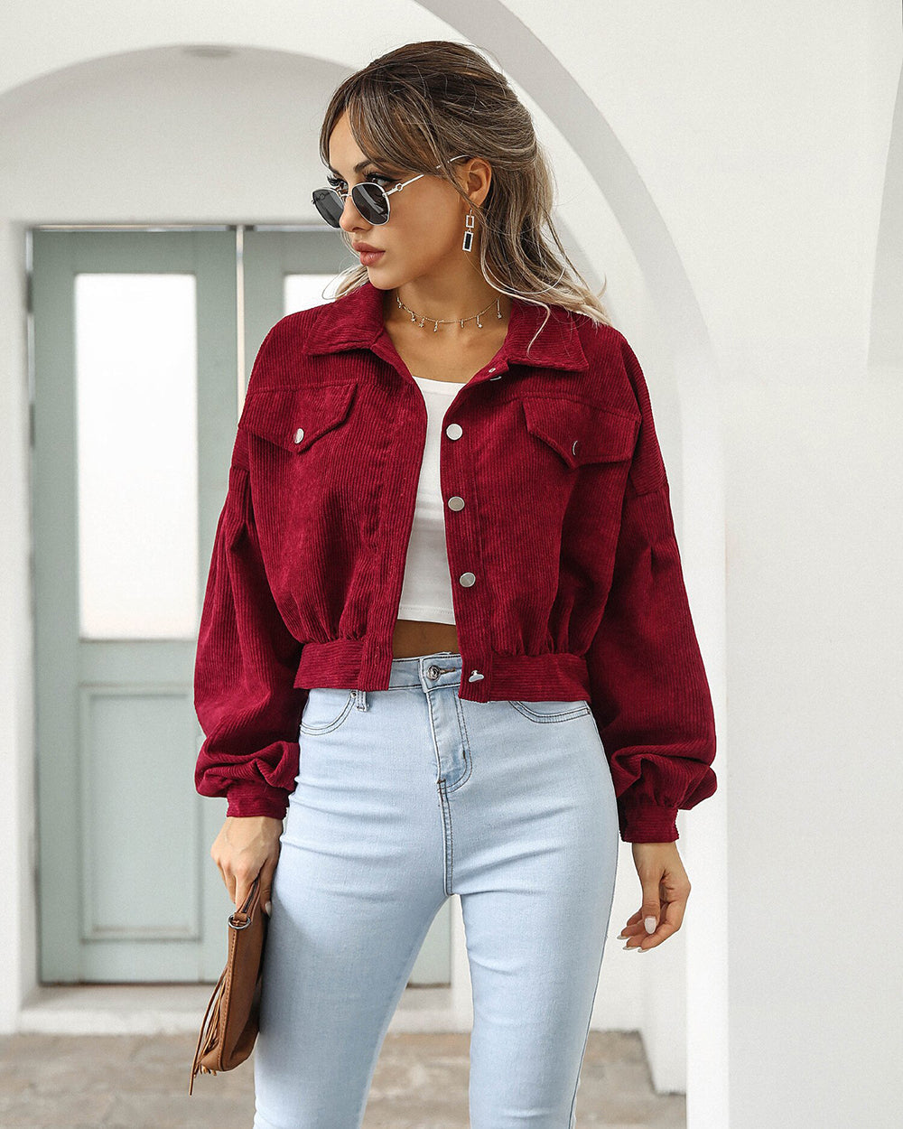 Opaline - Women's Cropped Jacket - photo 13