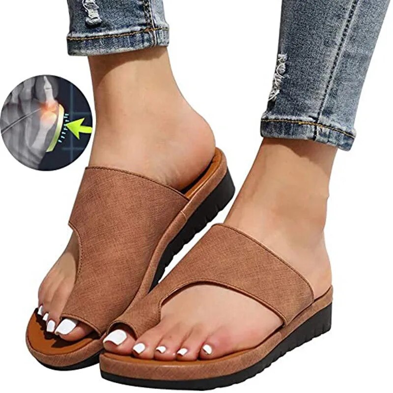 Oriane - Women's Flat Ergonomic Sandals - photo 1