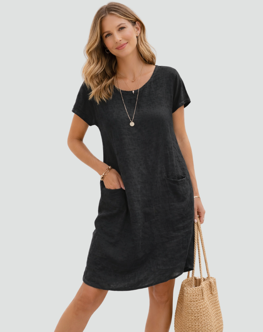 Lorelei - Women's Mini Relaxed Dress - photo 2