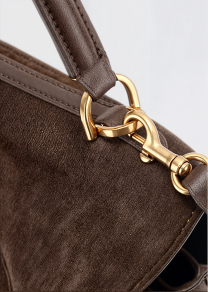 Margot - Women's Suede Bag PM - photo 5