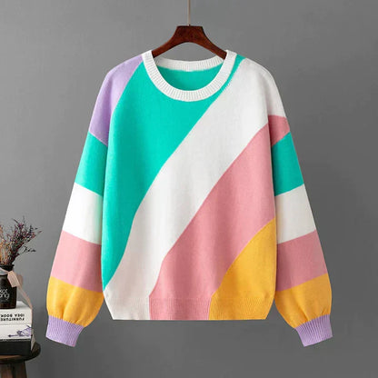 Nadine - Women's Medium Striped Sweater - photo 4