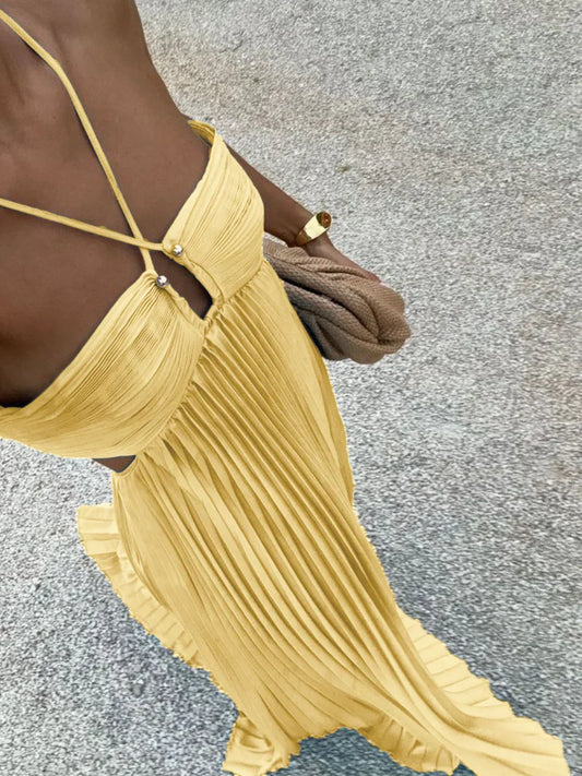 Verity - Women's Maxi Halter Dress - photo 1