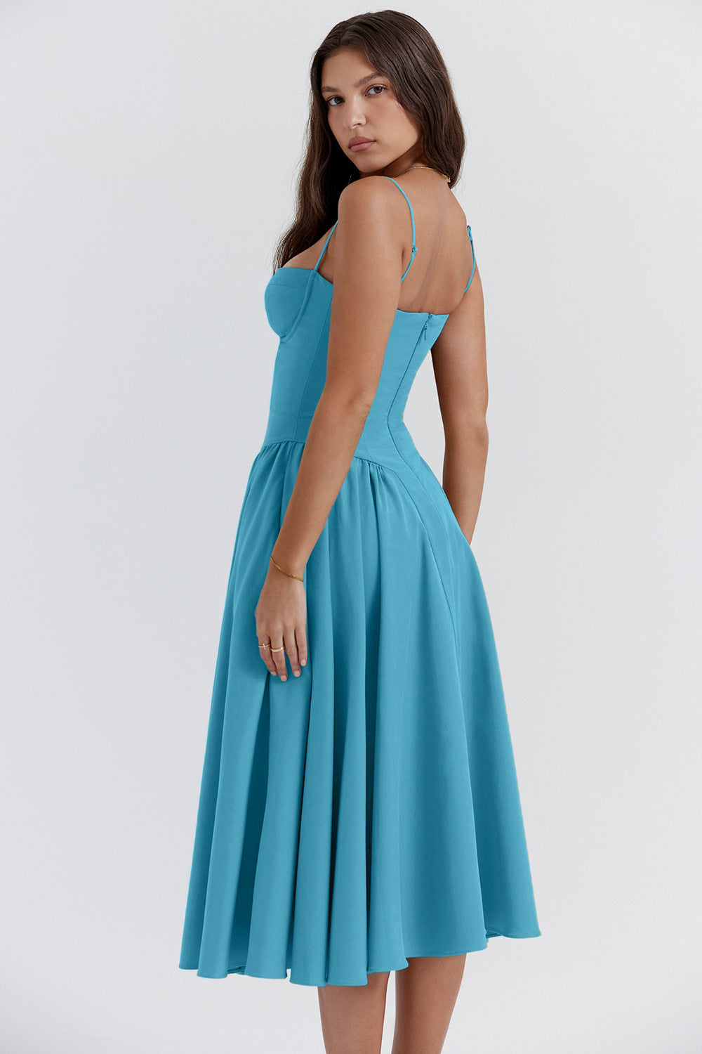 Veerle - Women's Flared Midi Dress - photo 8