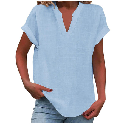 Bronte - Women's Linen Short Top - photo 3
